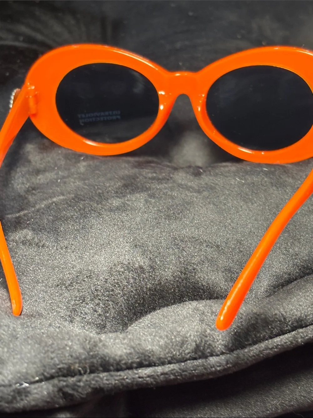 KB sunglasses vintage inspired vibrant orange frame western sunglasses 60s look - Picture 2 of 7